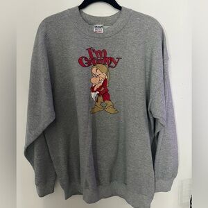 gray crewneck